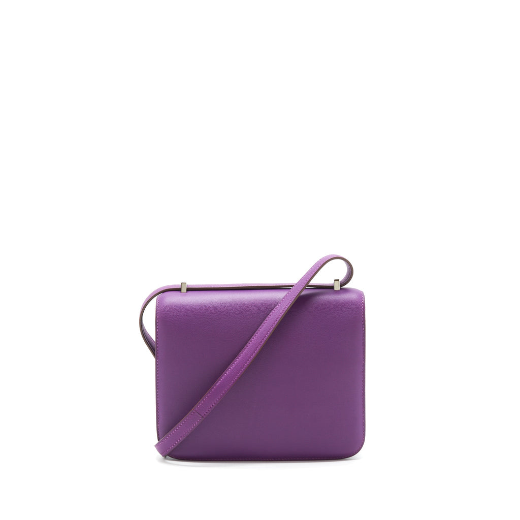 Hermes mini Constance Swift p9 anemone SHW