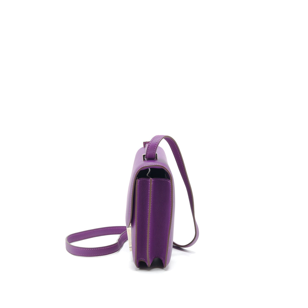 Hermes mini Constance Swift p9 anemone SHW