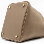 Hermes Picotin 22 Clemence Etoupe GHW