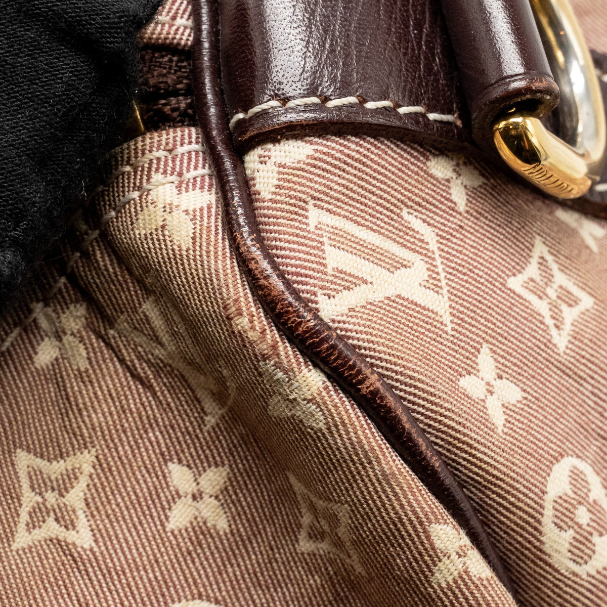 Louis Vuitton Speedy 30 Bandouliere Sepia Monogram Idylle Burgundy GHW