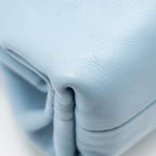 BOTTEGA VENETA MINI POUCH CALFSKIN BLUE GHW