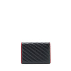 GUCCI GG MARMONT WALLET ON CHAIN BLACK GHW