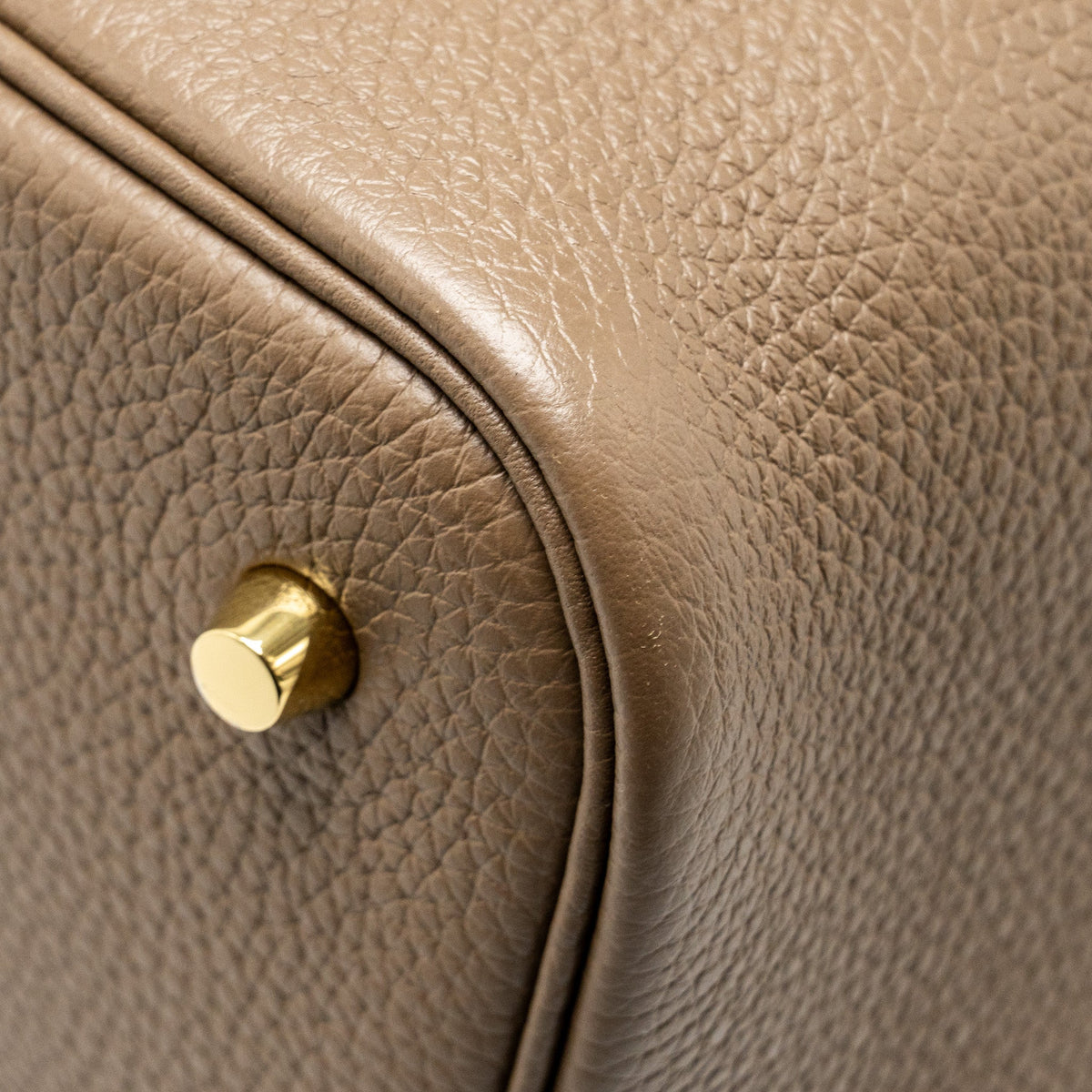 Hermes Picotin 22 Clemence Etoupe GHW