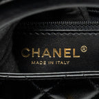 CHANEL 24A MINI SHOPPING TOTE/ MINI KELLY CALFSKIN BLACK GHW (MICROCHIP)