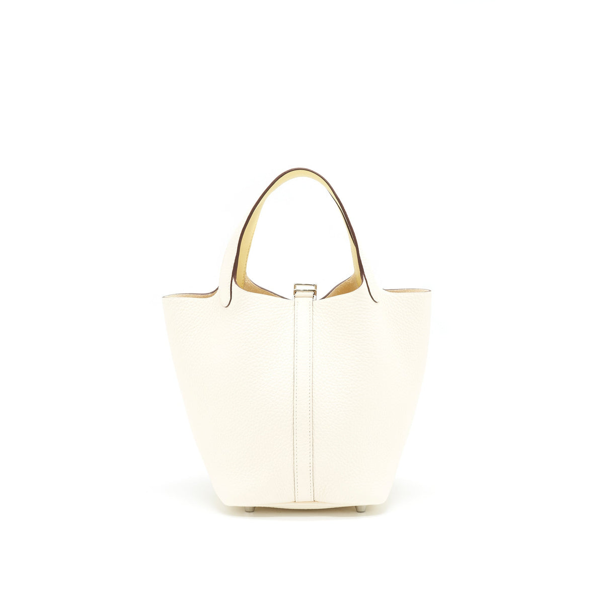 Hermes Picotin 18 Lock Bag Nata/ Jaune Poussin SHW