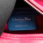 Dior Medium Lady Dior Lambskin Light Grey / Multicolour SHW