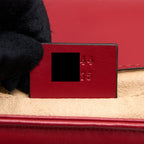 GUCCI MINI MARMONT CALFSKIN RED GHW