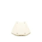 HERMES PICOTIN 18 LOCK BAG NATA WITH JAUNE POUSSIN HANDLE SHW