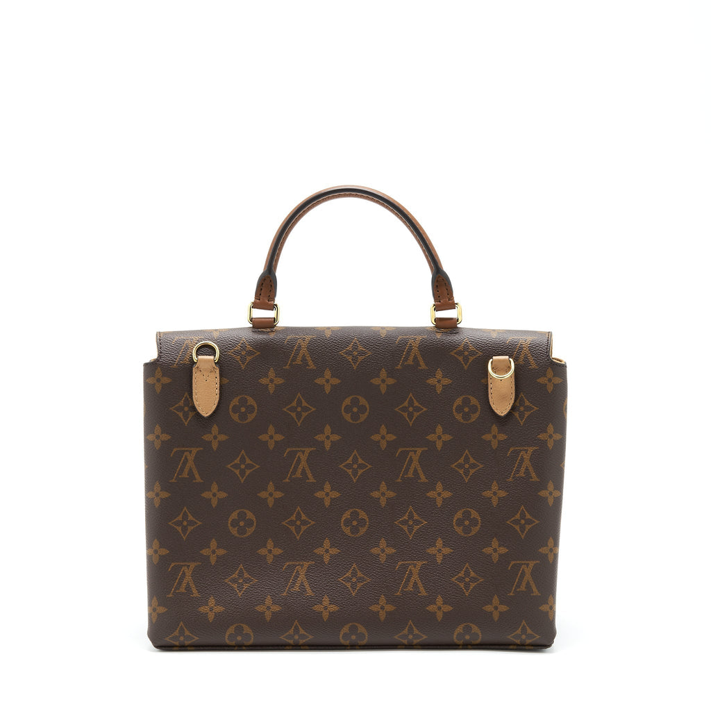 LOUIS VUITTON MARIGNAN TOP HANDLE BAG SESAME MONOGRAM CANVAS GHW