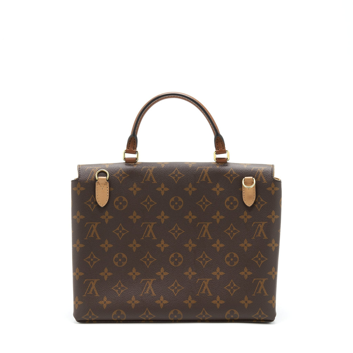 LOUIS VUITTON MARIGNAN TOP HANDLE BAG SESAME MONOGRAM CANVAS GHW