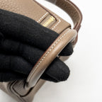 Hermes Mini Lindy Clemence Etoupe GHW