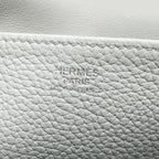 Hermes Halzan 25 Clemence Blue Pale SHW