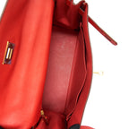 Hermes Kelly 32 Evercolor S5 Rouge Tomate GHW