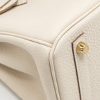 Hermes Birkin 25 togo craie GHW