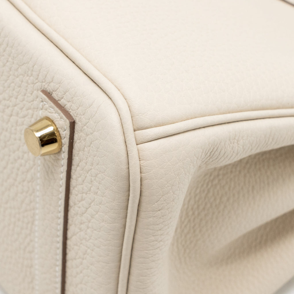 Hermes Birkin 25 togo craie GHW
