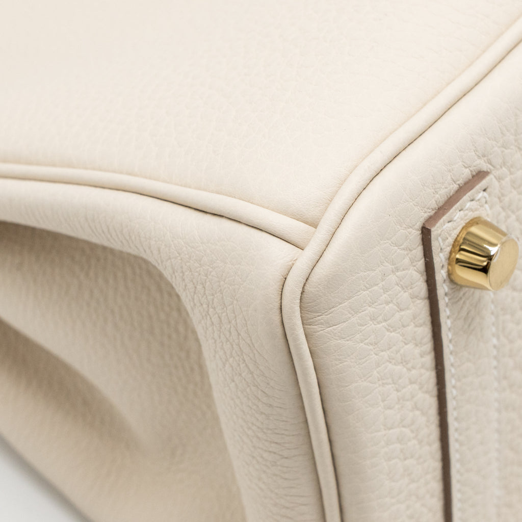 Hermes Birkin 25 togo craie GHW