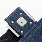 FENDI BAGUETTE DENIM BLUE SHW
