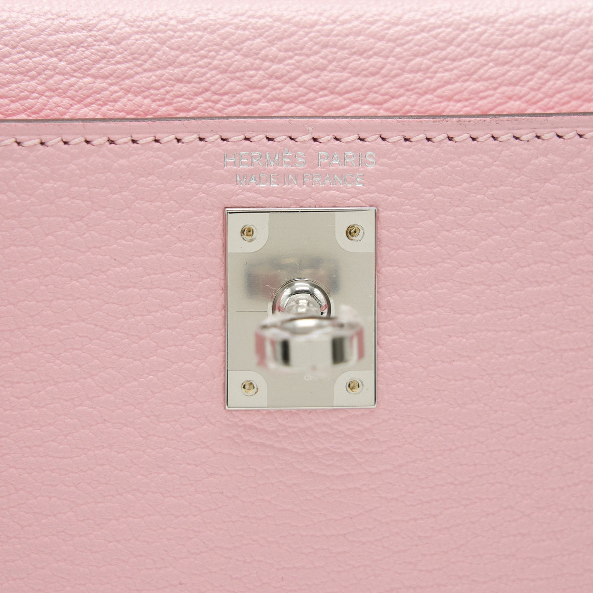Hermes Mini Kelly Ⅱ Chevre 3Q Rose Sakura SHW