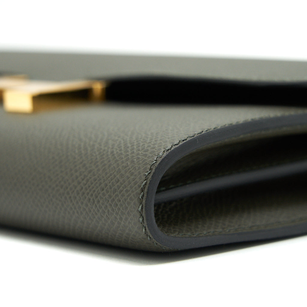 Hermes Constance To Go C6 Vert De Gris GHW