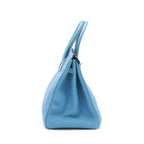 Hermes Birkin 35 Togo Blue Jeans SHW