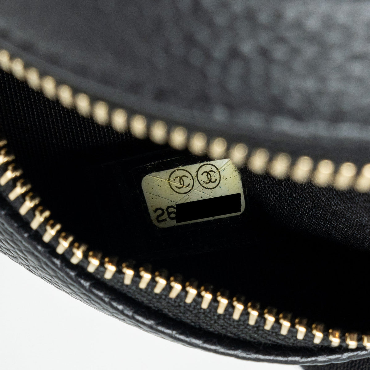 CHANEL CC FILIGREE QUILTED ROUND CROSSBODY BAG CAVIAR BLACK GHW