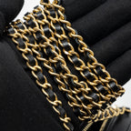 CHANEL CC FILIGREE QUILTED ROUND CROSSBODY BAG CAVIAR BLACK GHW