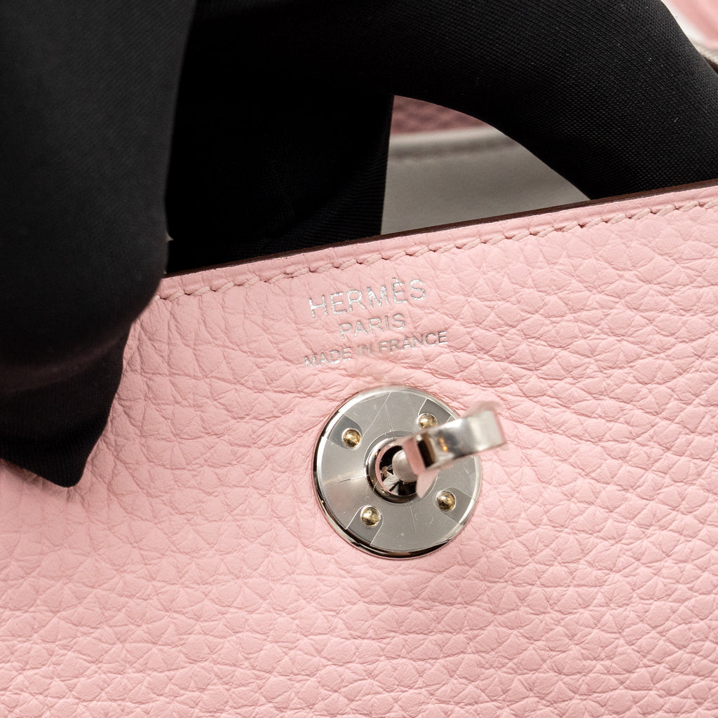 Hermes Mini Lindy II CLEMENCE 3Q ROSE SAKURA SHW
