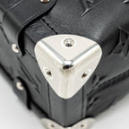 LOUIS VUITTON SIDE TRUNK MONOGRAM DEBOSSED CALFSKIN BLACK SHW