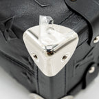 LOUIS VUITTON SIDE TRUNK MONOGRAM DEBOSSED CALFSKIN BLACK SHW
