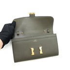 Hermes Constance To Go C6 Vert De Gris GHW