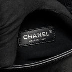 CHANEL SMALL BOY BAG CAVIAR BLACK SHW (MICROCHIP)