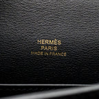 HERMES KELLY POCHETTE SWIFT BLACK RGHW