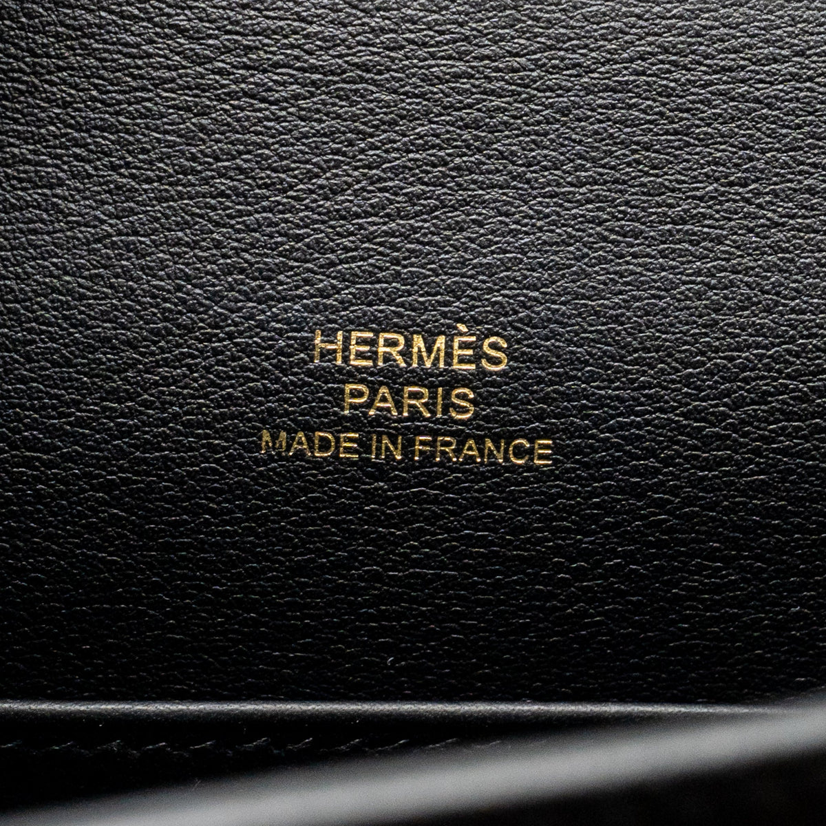 HERMES KELLY POCHETTE SWIFT BLACK RGHW