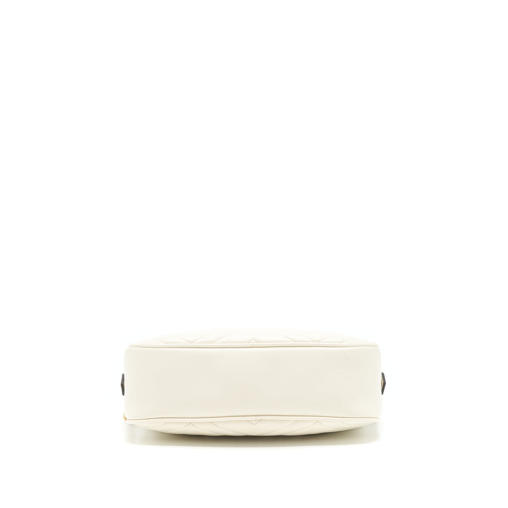 GUCCI MARMONT CAMERA BAG WHITE GHW