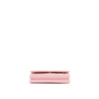 CHANEL 22C CLASSIC WALLET ON CHAIN CAVIAR PINK LGHW (MICROCHIP)