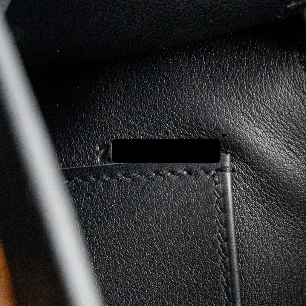 HERMES KELLY POCHETTE SWIFT BLACK RGHW