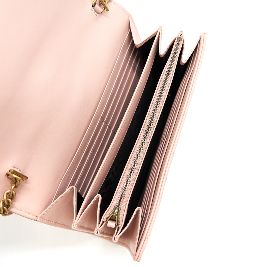 GUCCI GG MARMONT MATELASSE MINI BAG PINK