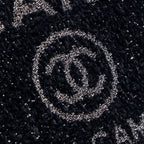 Chanel 26A Mini Deauville Tote Fabric/Leather Black SHW (Microchip)
