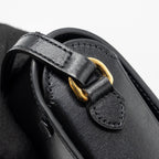 GUCCI 1955 HORSEBIT 1955 CROSSBODY BAG CALFSKIN BLACK GHW