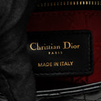 DIOR SMALL MY ABC LADY DIOR LAMBSKIN BLACK LGHW