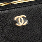 Chanel 26A CC Vanity with Chain Grained Calfskin Black GHW (Microchip)