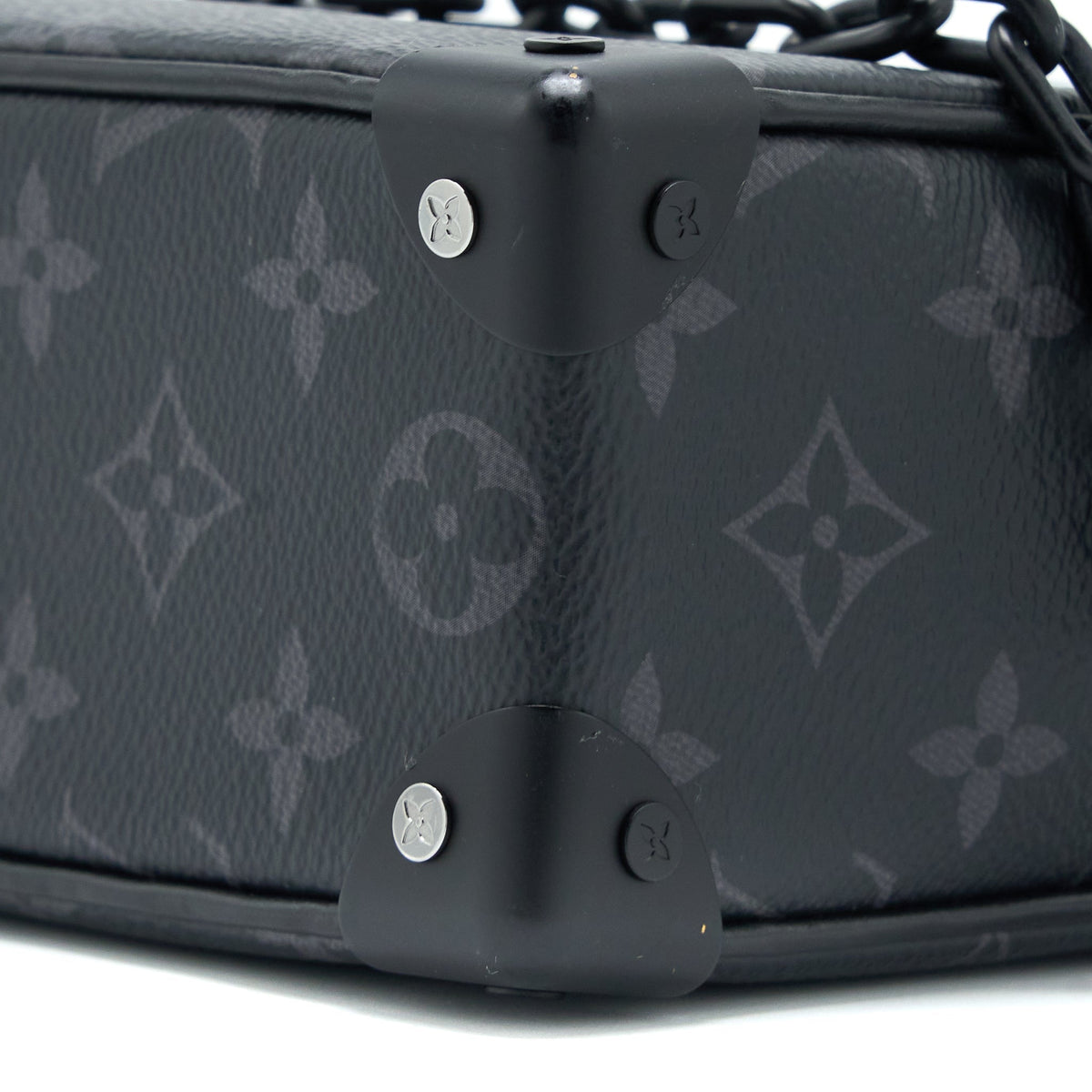 LOUIS VUITTON MINI SOFT TRUNK MONOGRAM ECLIPSE CANVAS BLACK HARDWARE