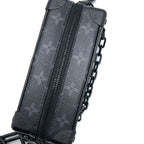 LOUIS VUITTON MINI SOFT TRUNK MONOGRAM ECLIPSE CANVAS BLACK HARDWARE