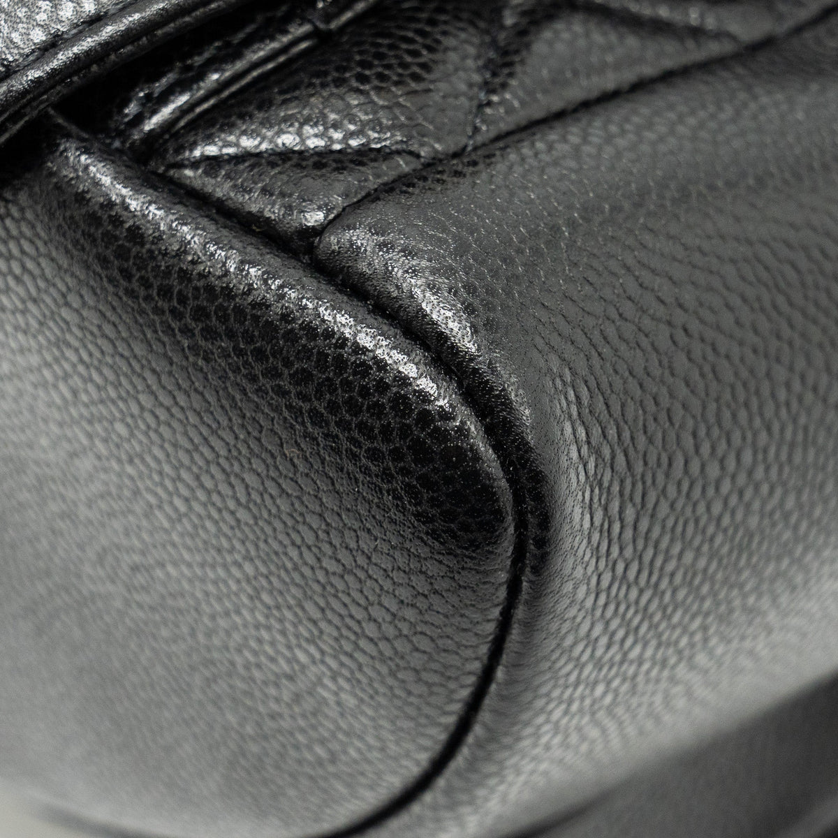 CHANEL 24A MINI DUMA BACKPACK GRAINED CALFSKIN BLACK LGHW (MICROCHIP)