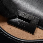 GUCCI 1955 HORSEBIT 1955 CROSSBODY BAG CALFSKIN BLACK GHW