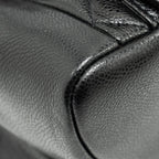 CHANEL 24A MINI DUMA BACKPACK GRAINED CALFSKIN BLACK LGHW (MICROCHIP)