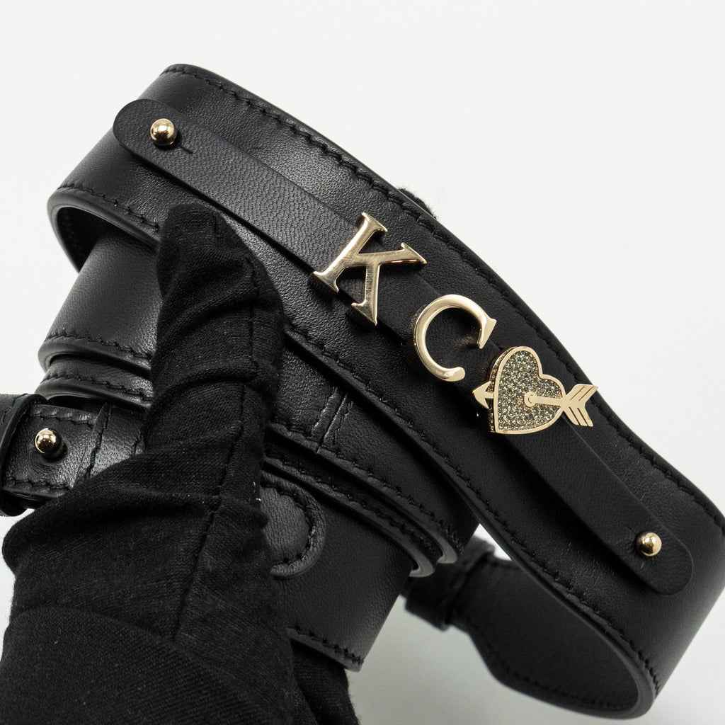 DIOR SMALL MY ABC LADY DIOR LAMBSKIN BLACK LGHW