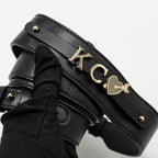 DIOR SMALL MY ABC LADY DIOR LAMBSKIN BLACK LGHW