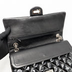Chanel Large 2.55 Reissue Flap Bag Patent Leather Black SHW
