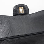 CHANEL JUMBO CLASSIC DOUBLE FLAP CAVIAR BLACK SHW